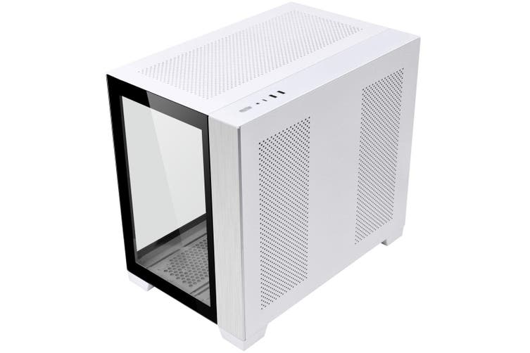 Lian Li O11 Dynamic Mini Dual Chamber Itx Case Black White Snow Dynaquest Pc