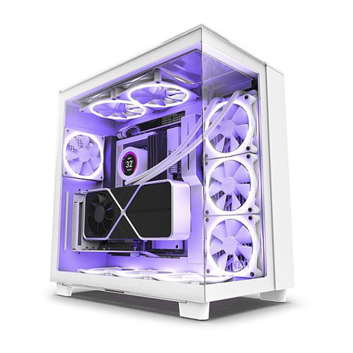 NZXT H9 Elite TG 4x120mm USB-C 1A ATX Case ( Black CM-H91EB-01 | White ...