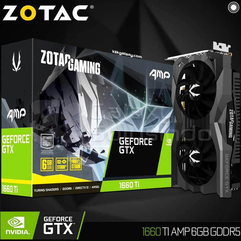 ZOTAC GTX 1660 Ti AMP 6GB GDDR6 ZT 