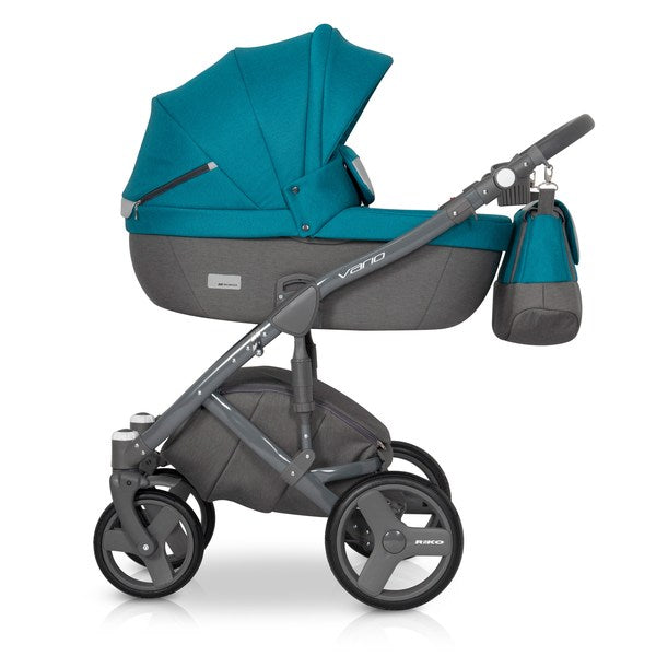 blue 3 in 1 travel system