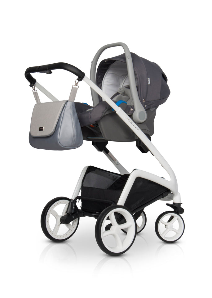 baby blue pram