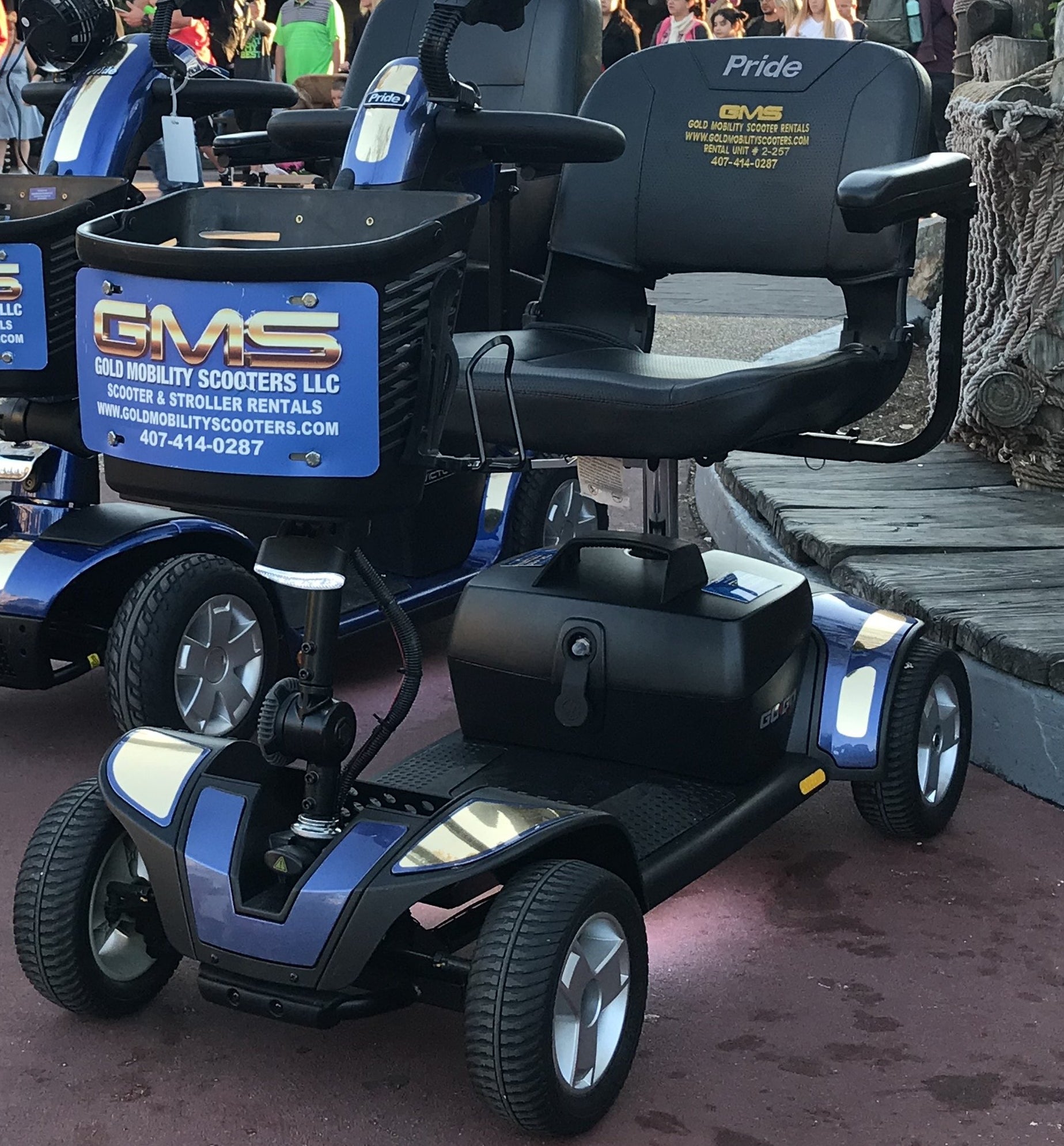 Affordable scooter rentals approved Orlando Florida area theme parks