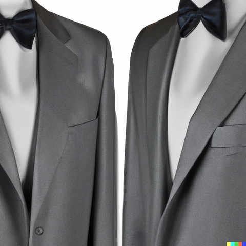 Grey tuxedos are setting trends today!