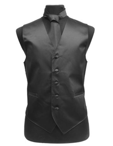 Designer Vests
Solid Black Vest Set