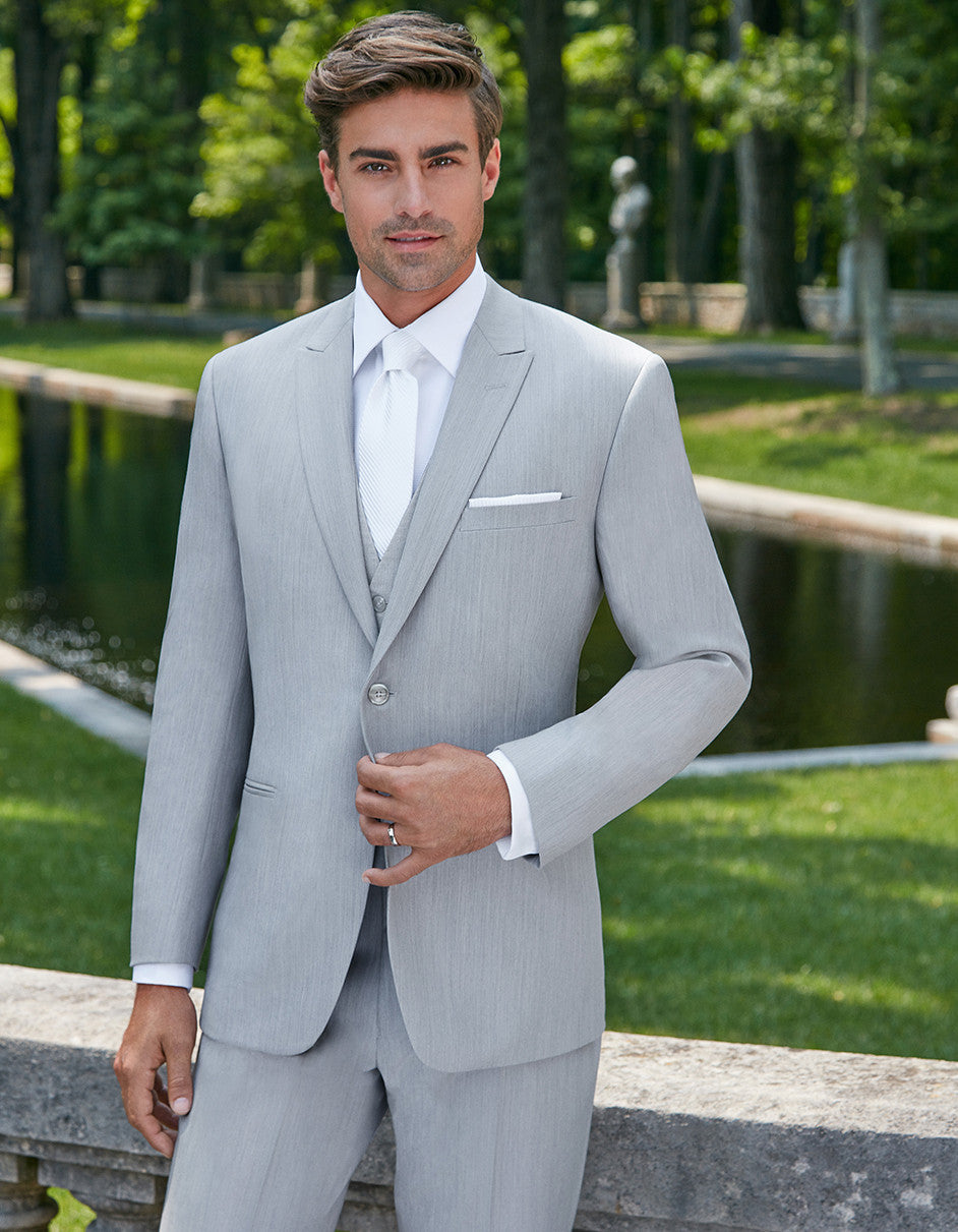 Gray - Men Tuxedo Suit, Wedding Tuxedo