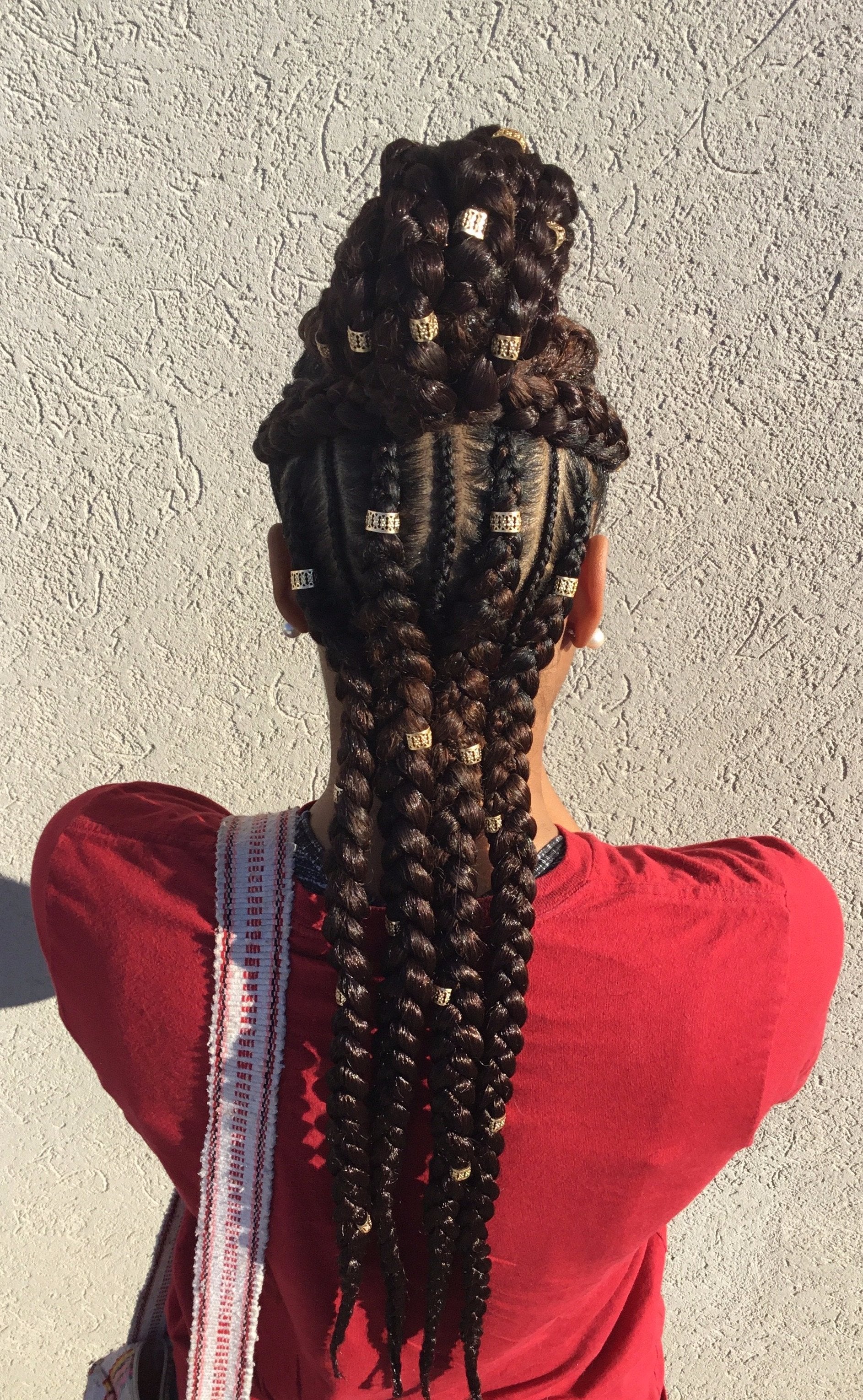 Half up half down goddess feedin braids – sadesapphire