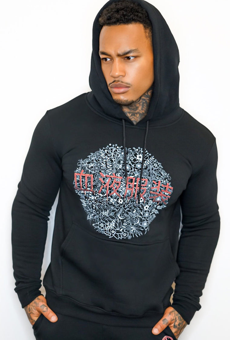 White Blood Tower Hoodie - BLOODCLOTHING