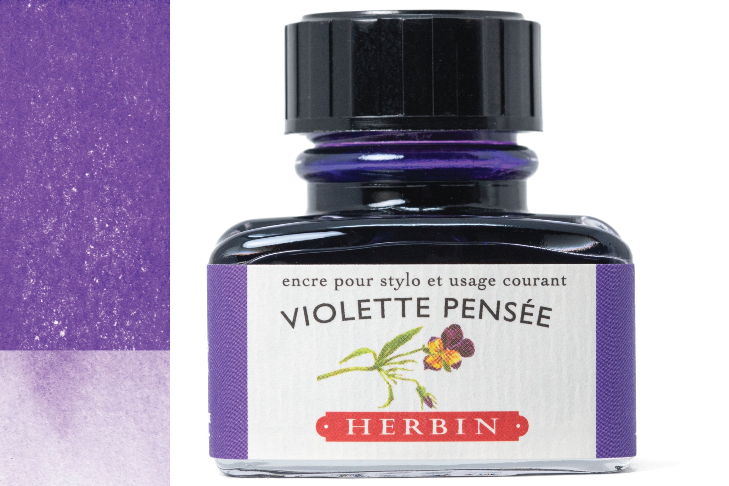 J. Herbin Fountain Pen Ink, Violette Pensée, 30 mL – St. Louis Art Supply