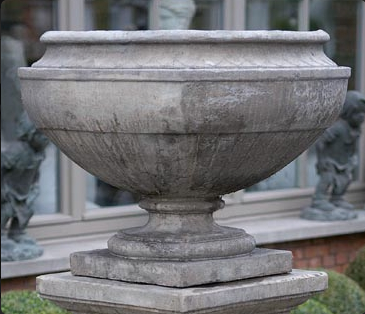 Federal Courthouse Urn made of cast concrete perfect for most weather conditions