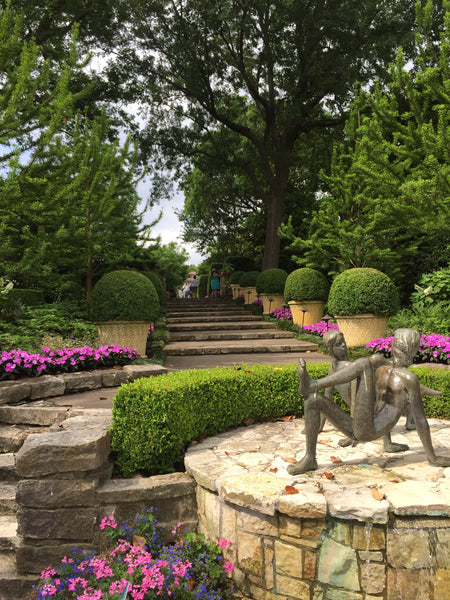 More inspiration from the Dallas arboretum on how to decorate your own garden