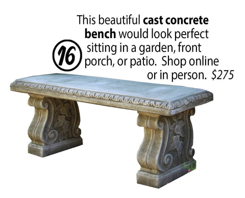 Cast Concrete Bench