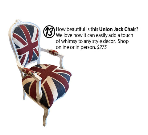 Union Jack Chair with Arms