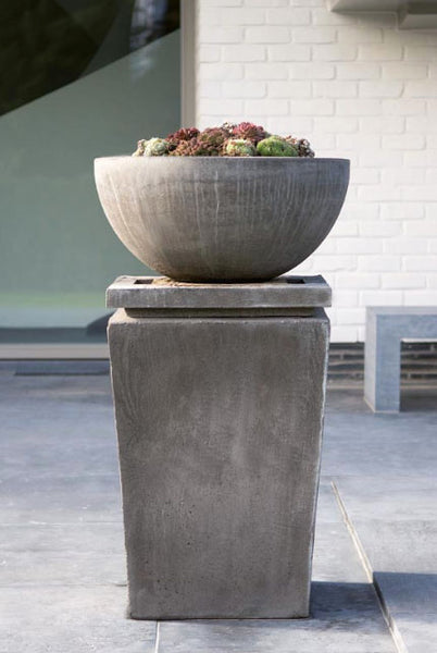 Contemporary Urn turned succulent garden container