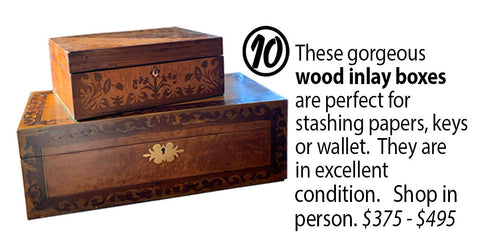 Wooden Inlay Boxes