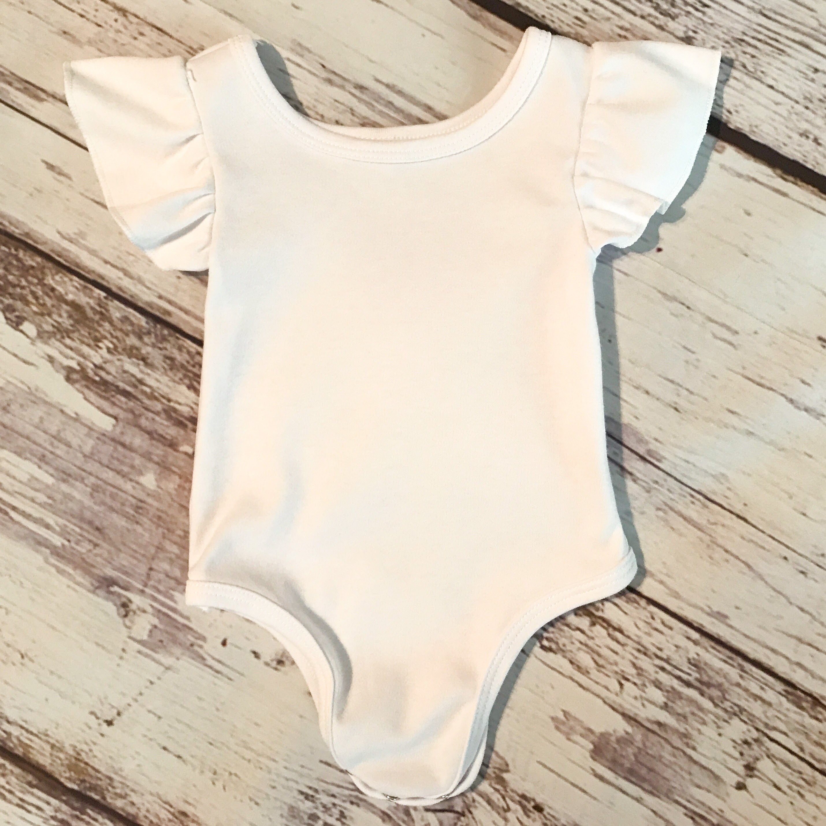 flutter sleeve onesie