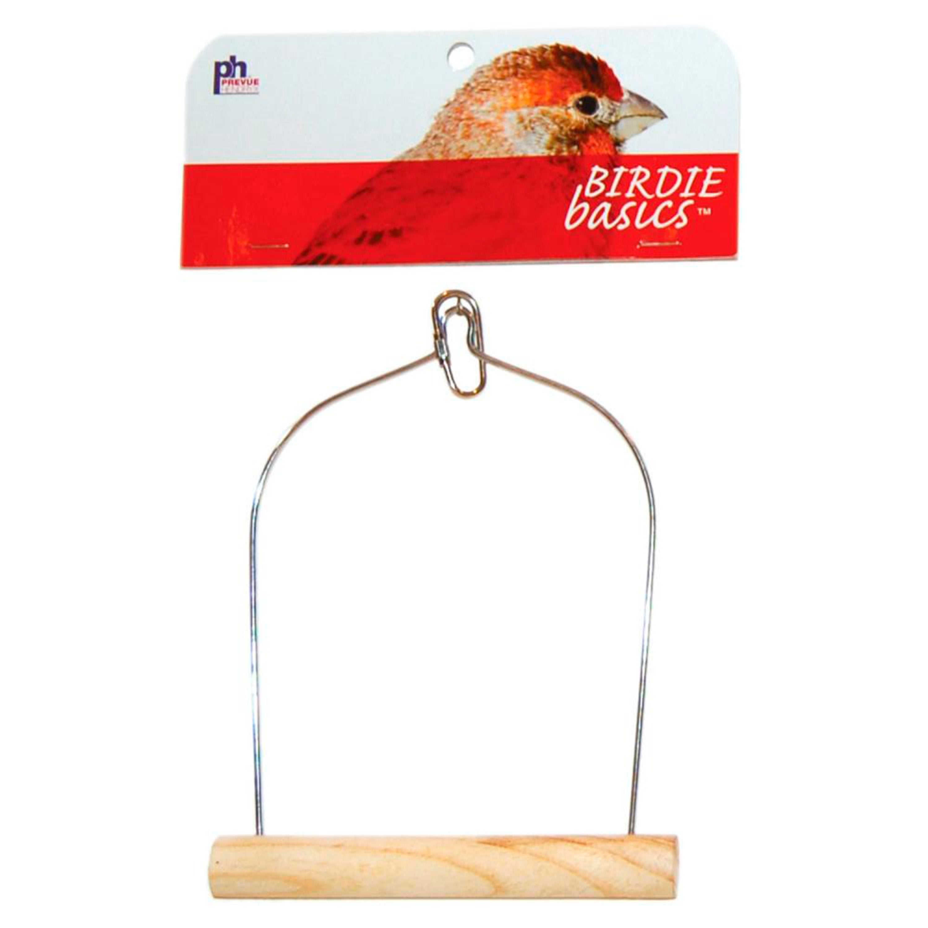 Prevue Pet Products Birdie Basics Wood Swing 5 in X 7 in