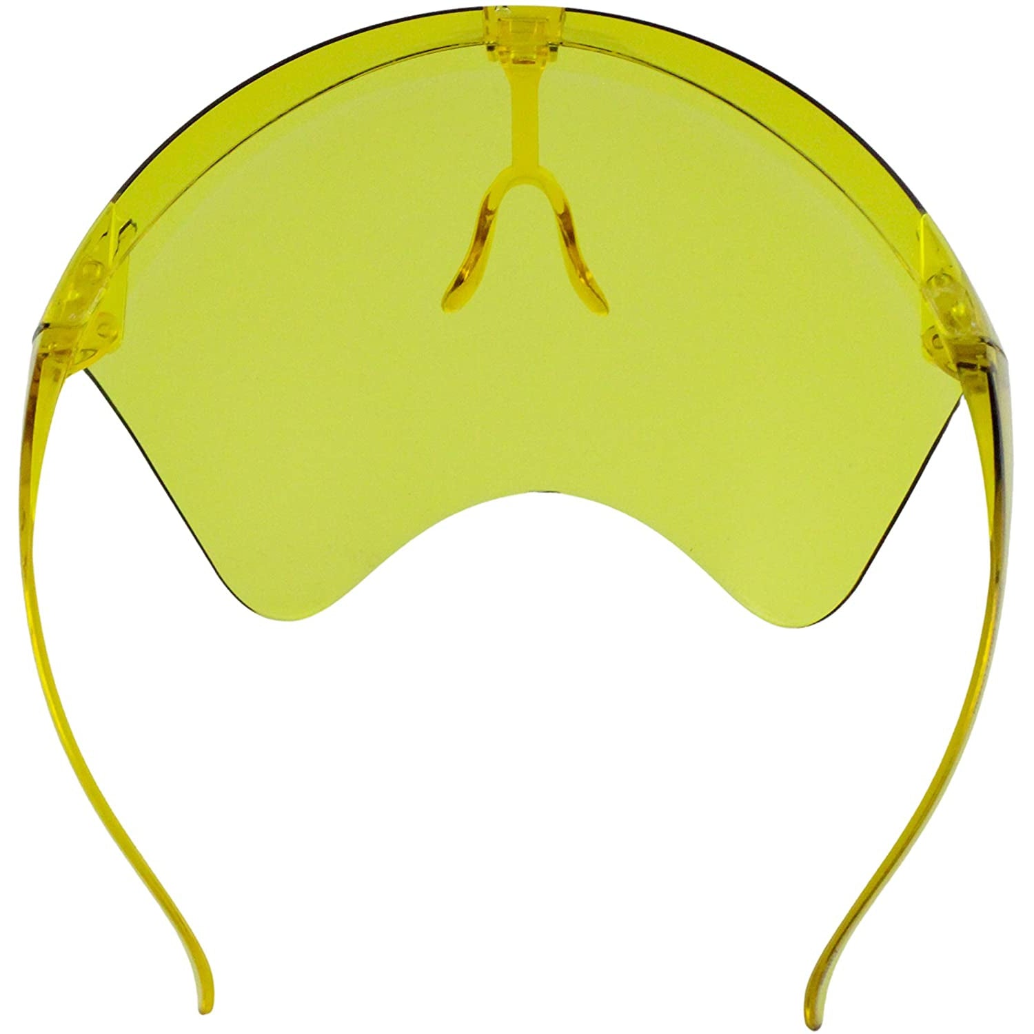 Face Shield Mirrored Visor Glasses/Sunglasses - Flawless Eyewear ...