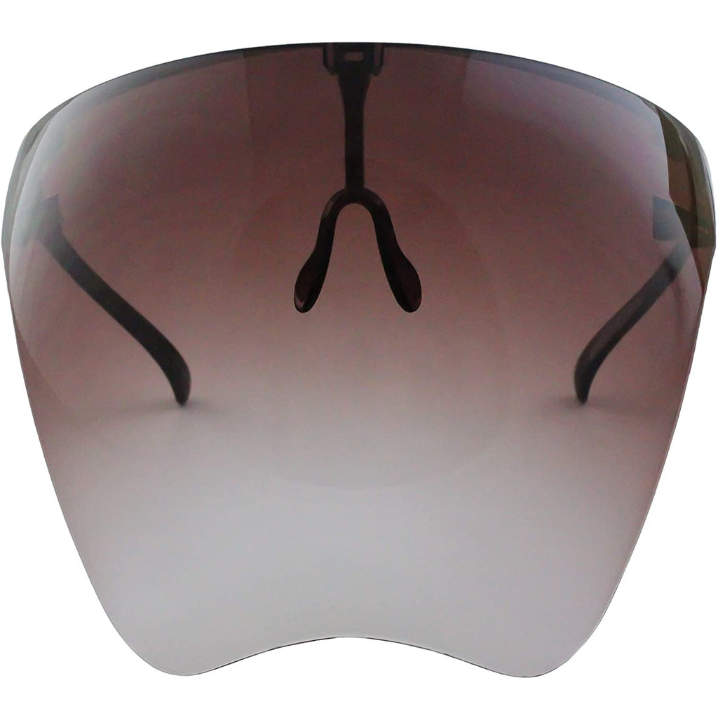 Futuristic Face Shield Mirrored Visor Sunglasses Flawless Eyewear