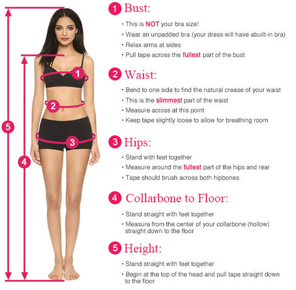 Promnova Measuring guide for Prom Dresses Wedding Dresses Party Dresses 