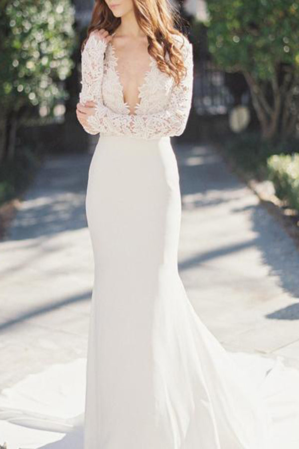 best long sleeve wedding dresses