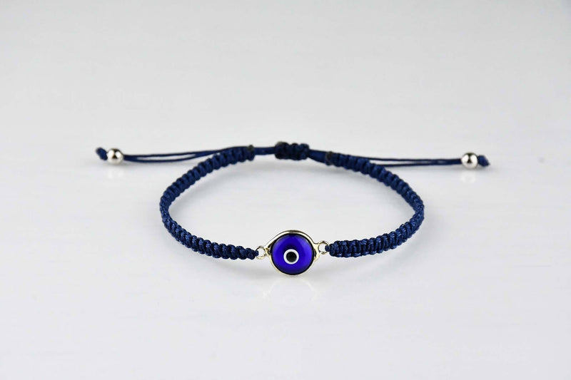 Evil Eye Cord Bracelet Blue Eye Collection | Turkish Greek Mati Eye ...