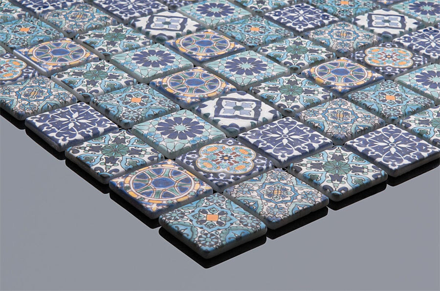 Teleférico Acuoso extraterrestre Mallorca Mixed Mosaic Tile Square | Kitchen & Bathroom Tile Backsplash –  Sydney Grand Bazaar