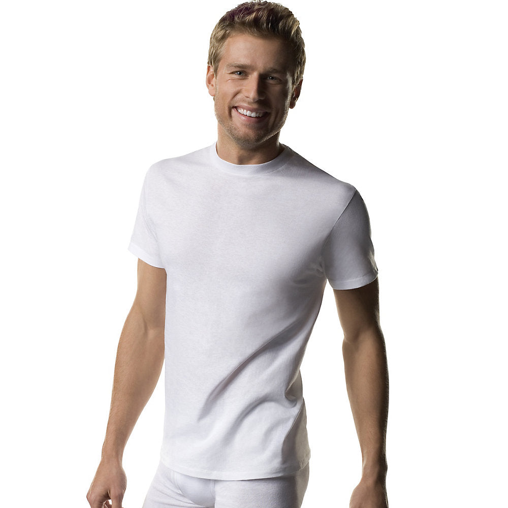 Hanes Men's White Crew Neck T 3-Pack,Style 2135 – pricestyle