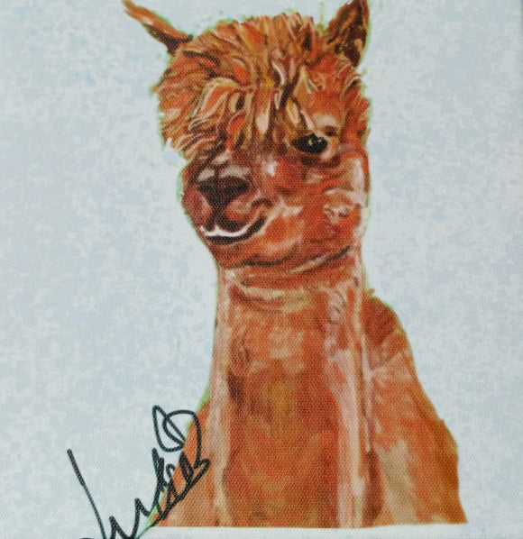 Alpaca Head Print on Canvas by Lisa WB - Gifteasy Online