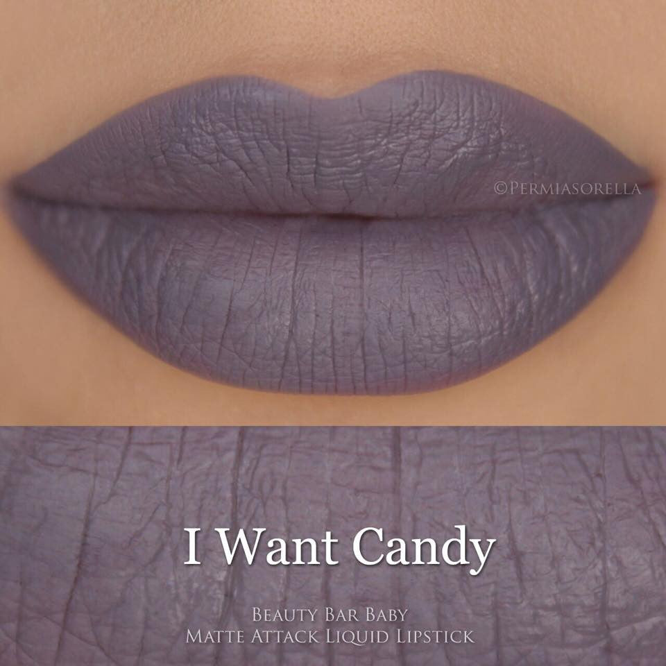 purple gray matte lipstick