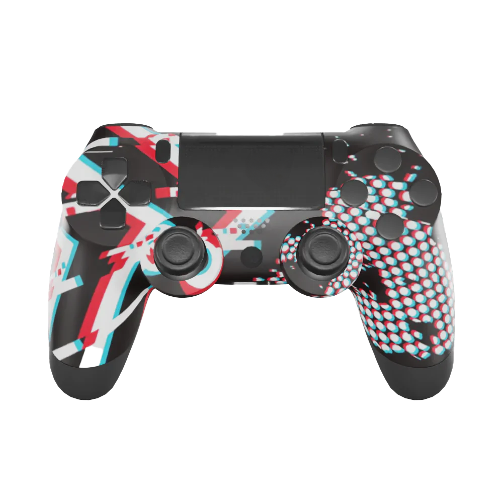 PS4 Custom Controller - Glitch Edition