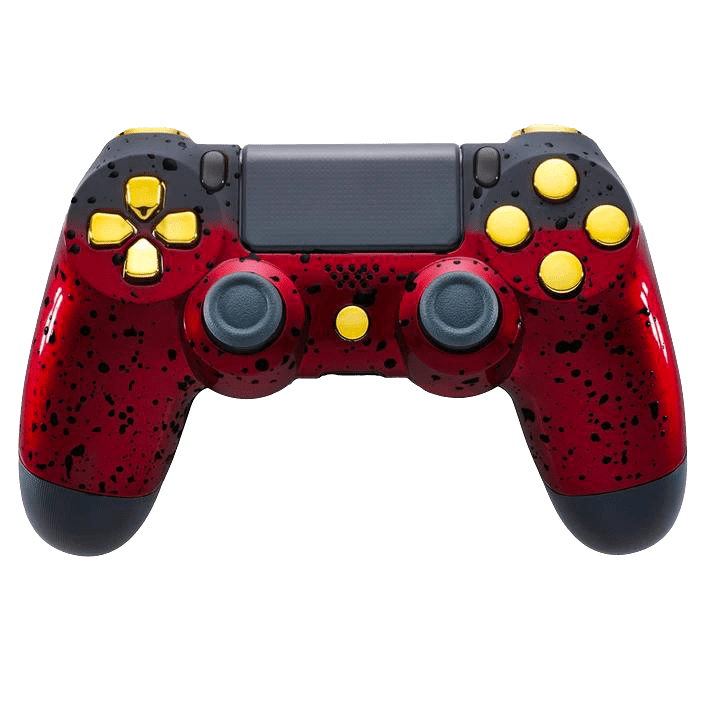 PlayStation 4 Controller - 3D Red Shadow Edition - Custom Controller
