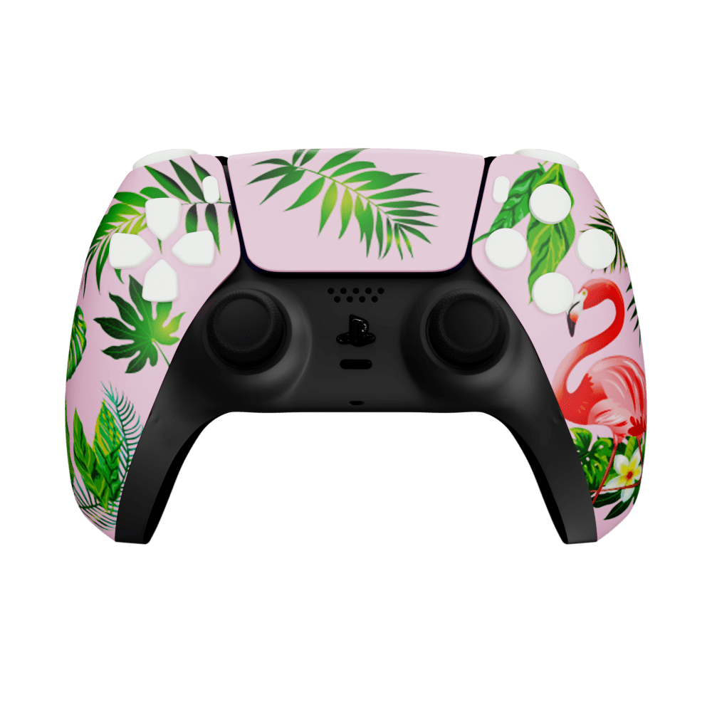 PlayStation 5 DualSense PS5 Custom Controller - Flamingo Edition