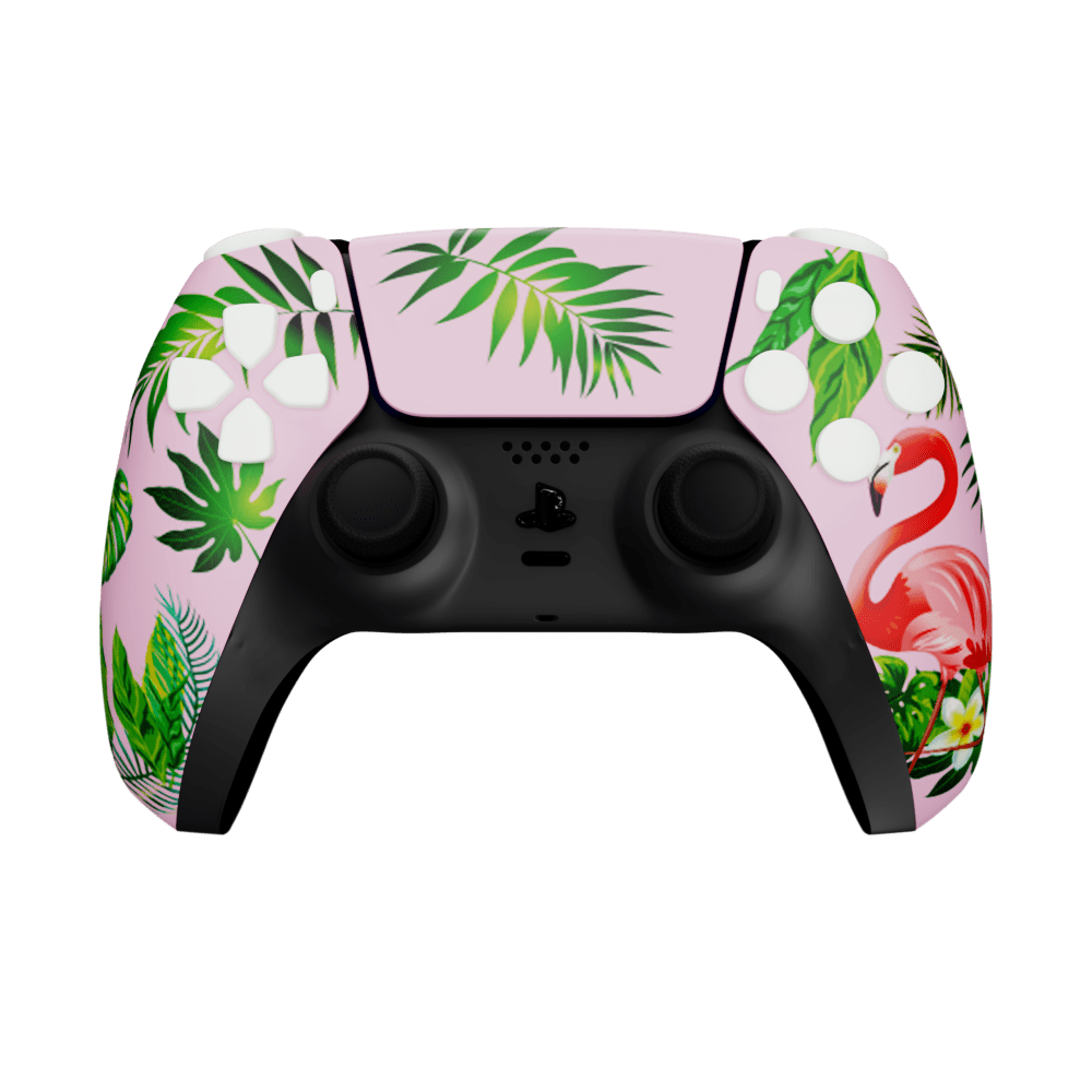 PS5 Custom Controller - Flamingo Edition