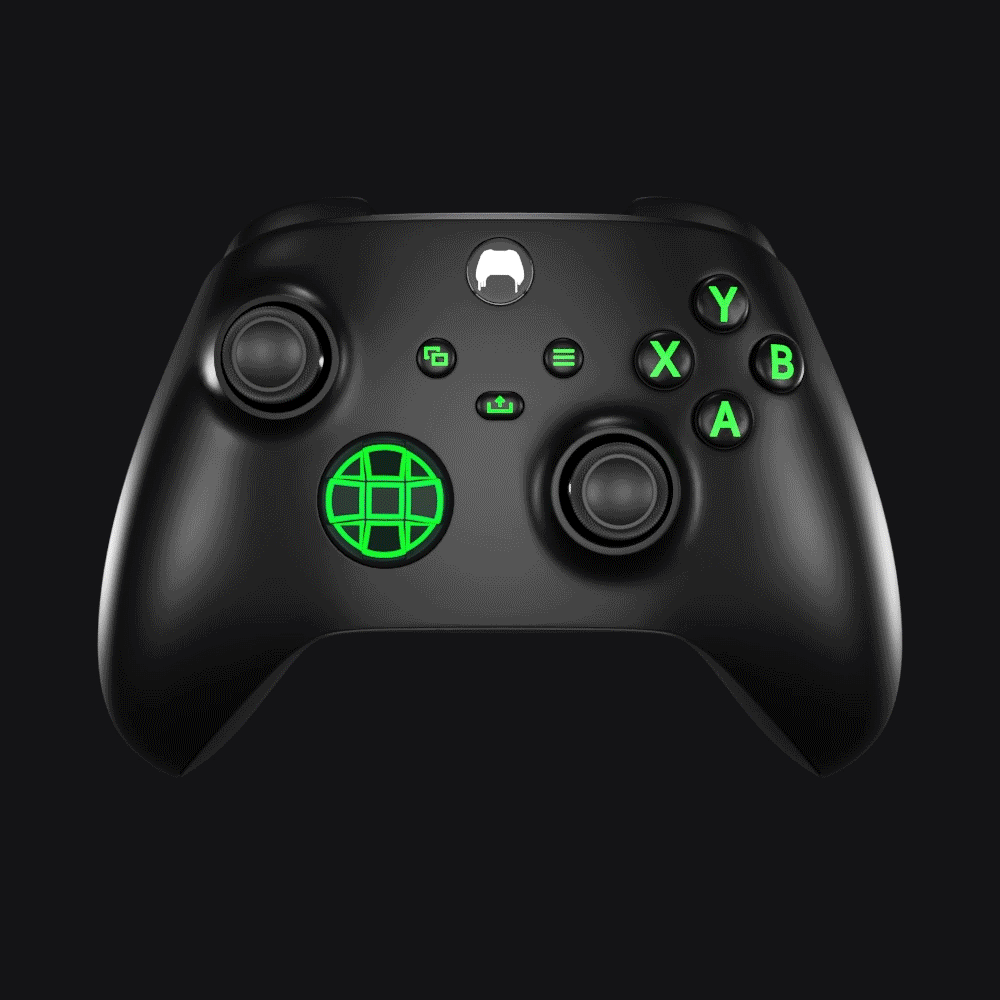 Xbox Series X Custom Controller - LED Stealth Edition
