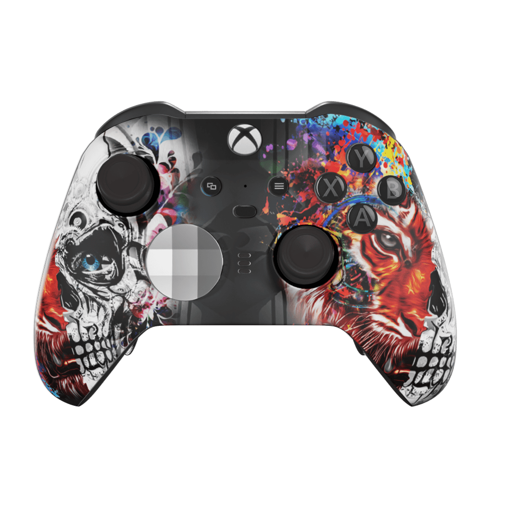 Xbox Elite Series 2 Custom Controller - Tiger Skull Edition