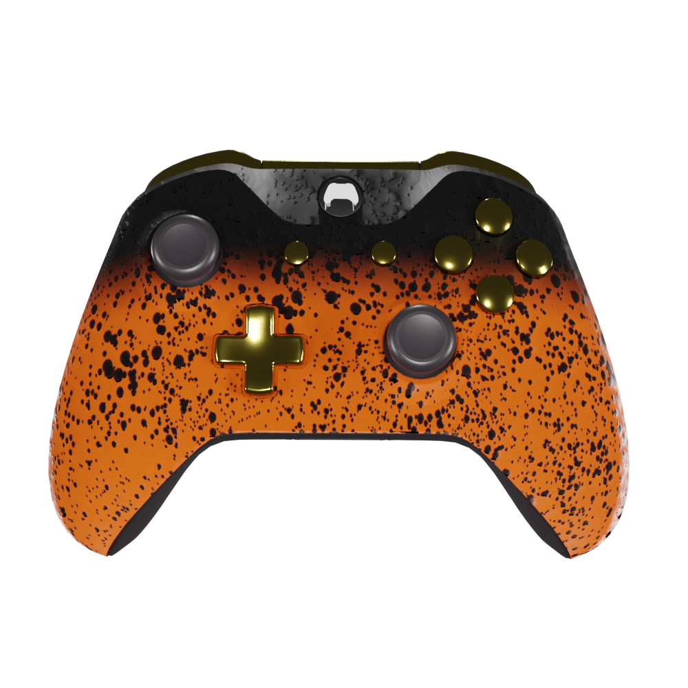 Xbox One S Controller - 3D Orange Shadow Edition - Custom Controller
