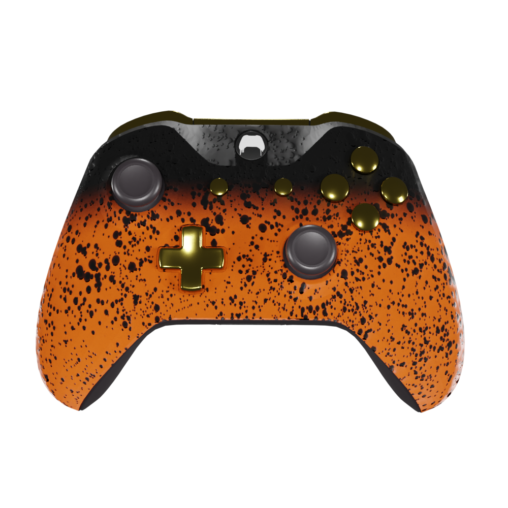 Xbox One Custom Controller - 3D Orange Shadow Edition