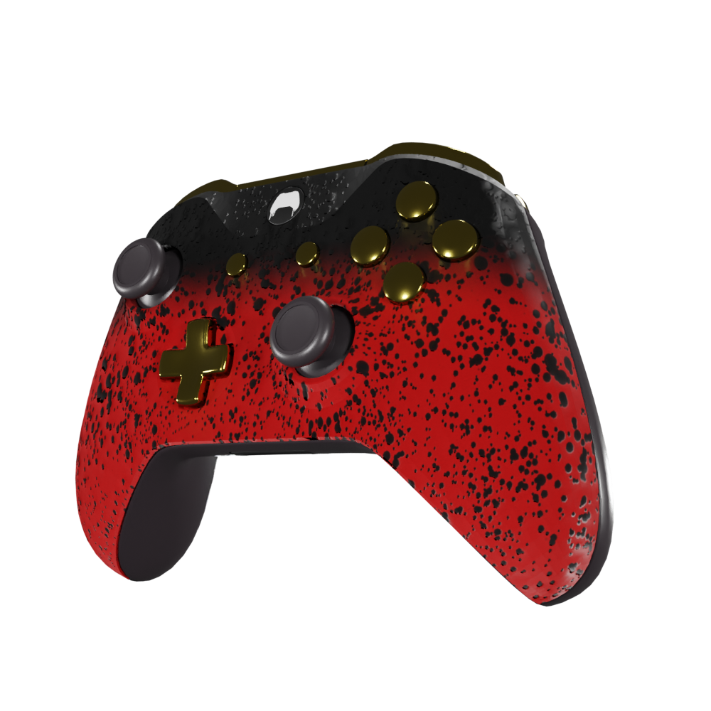 Xbox One S Controller - 3D Red Shadow Edition - Custom Controller