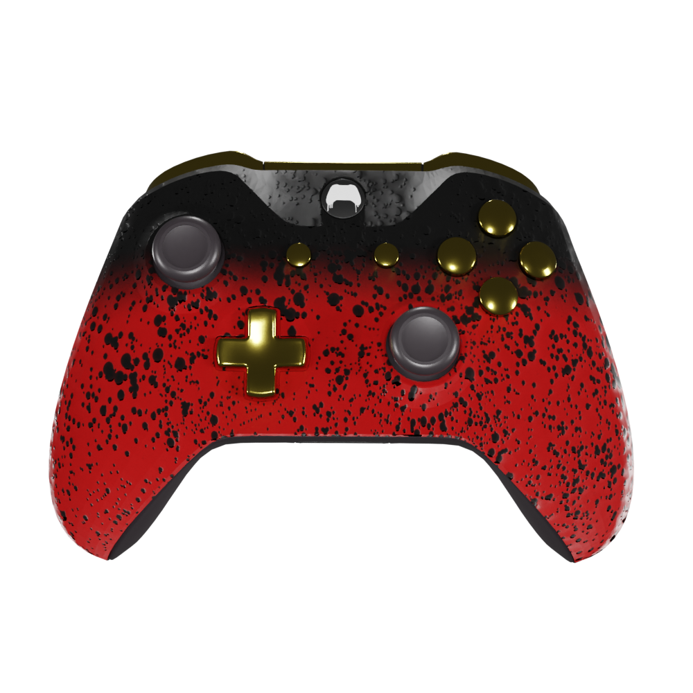 Xbox One Custom Controller - 3D Red Shadow Edition