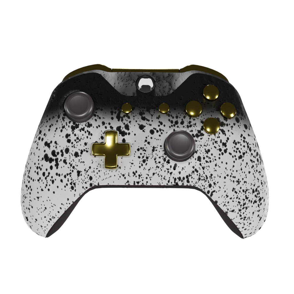 Xbox One S Controller - 3D White Shadow Edition - Custom Controller