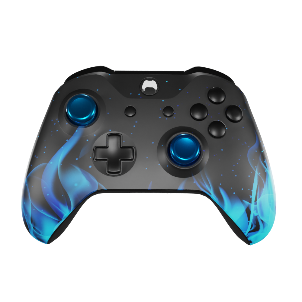 Xbox One Custom Controller - Blue Flame Edition
