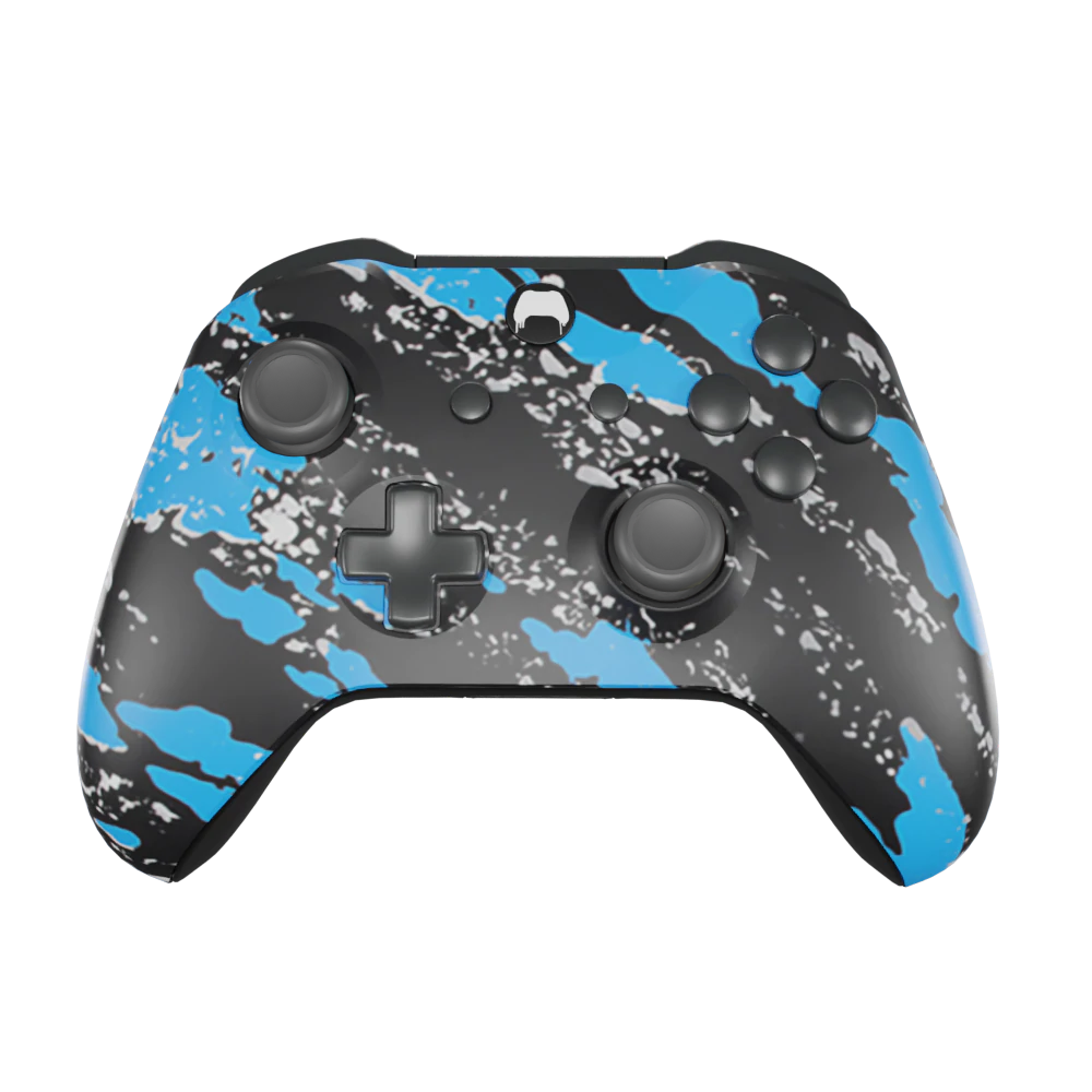 Xbox One Custom Controller - Blue Splatter Edition