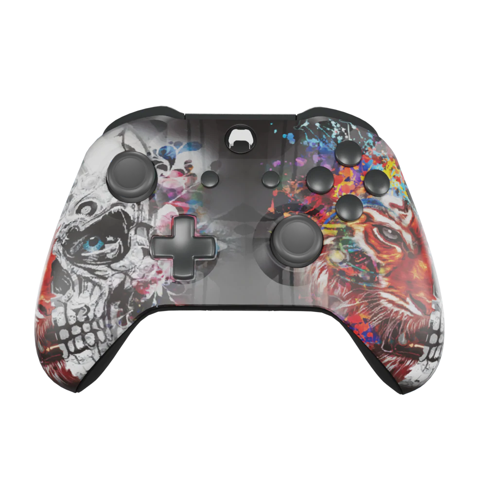 Xbox One Custom Controller - Tiger Skull Edition