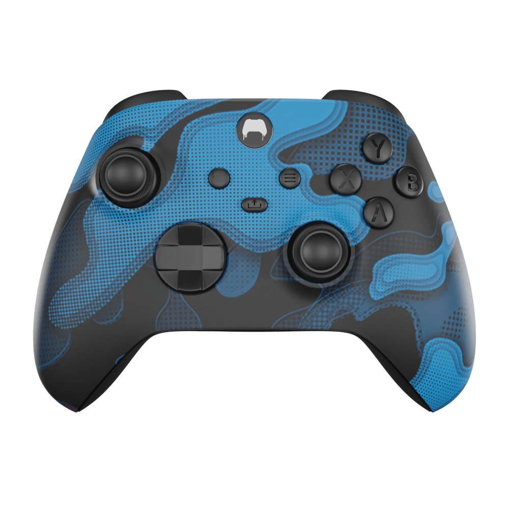 Xbox Series X Custom Controller - Blue Camo Edition