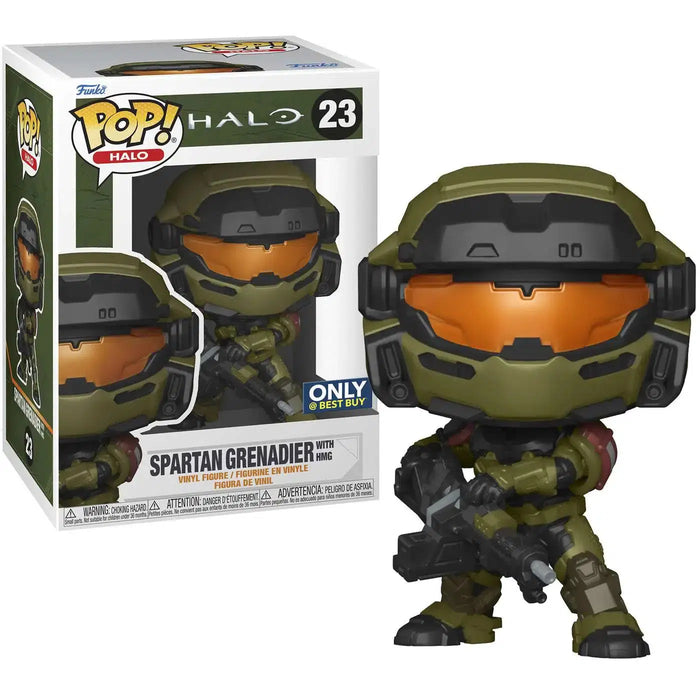 Funko Pop Halo Spartan Grenadier With Hmg 23 — Custom Controllers