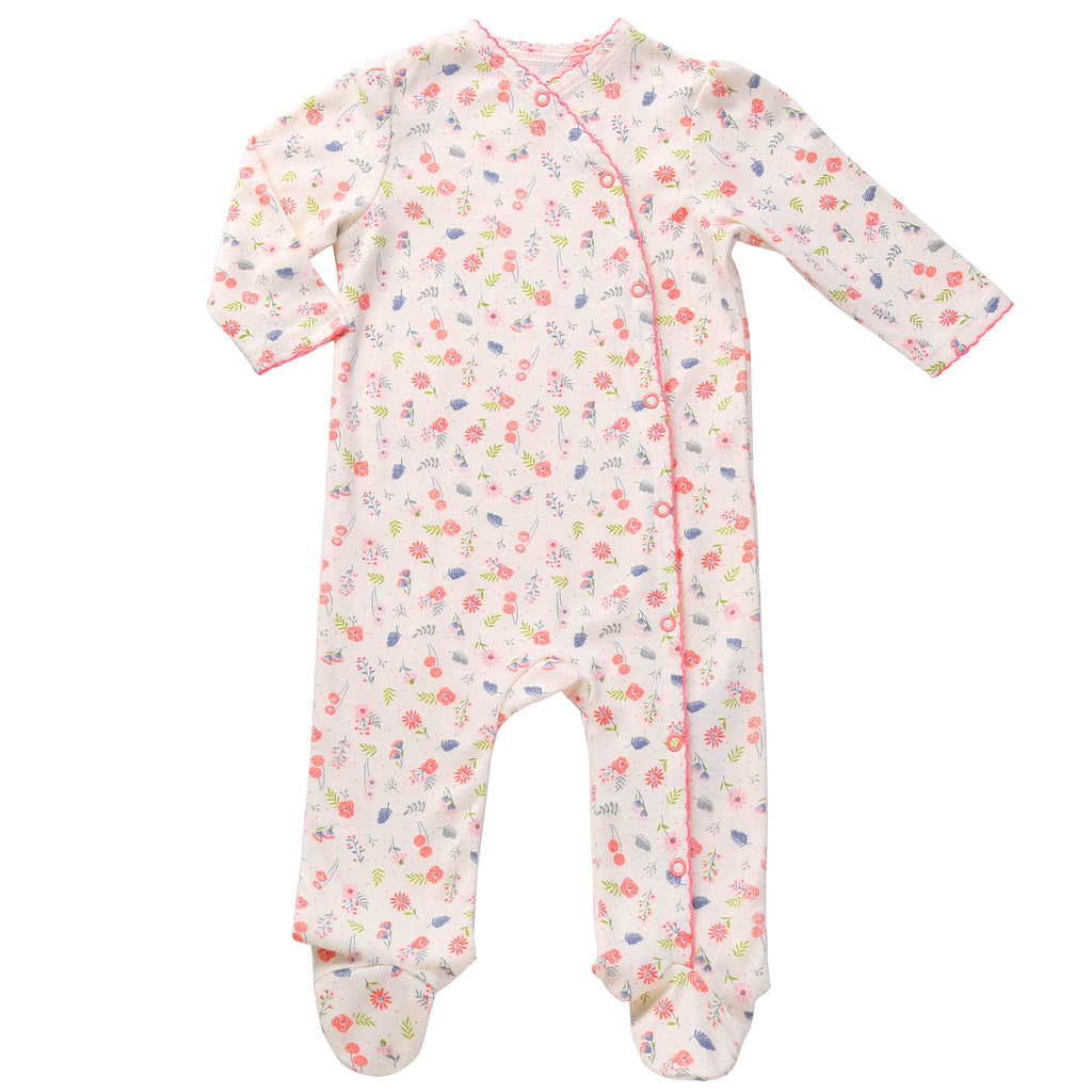 Asher and Olivia | Baby Girl Footie, Coverall and Hat Set | Free Shipping