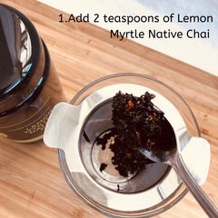 Lemon Myrtle Ice Chai Step by step