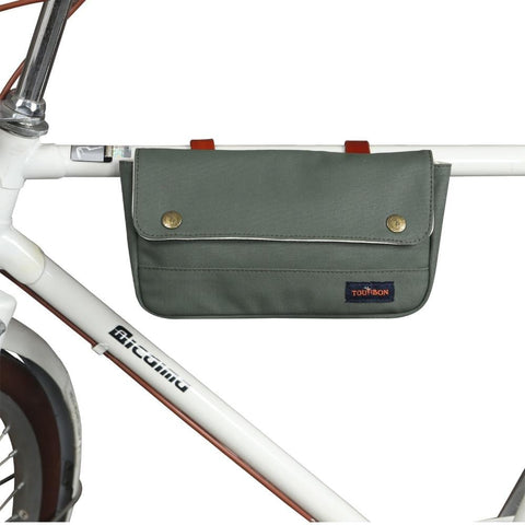 Bicycle Bags Panniers B Soul Vintage Bicycle Handlebar Bag Tail Bag Pu Leather Pannier Saddle Pouch E5 Sporting Goods