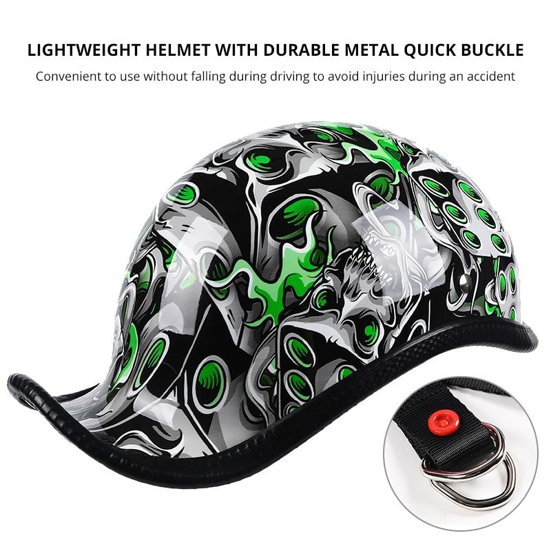 HEROBIKER Open Face Retro Mullet Back ECE | Calizota