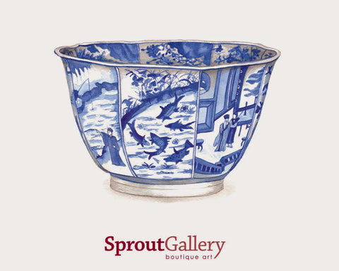 Ming bowl artwork